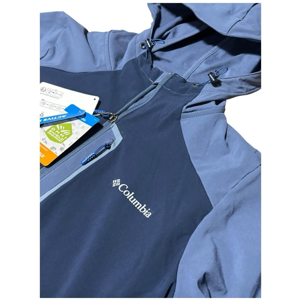 Columbia Sportswear Omni Tech Full Zip Blue Jacket