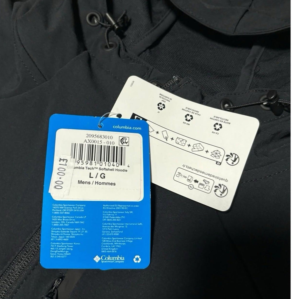 Columbia Tech Softshell Hooded Jacket Omnishield