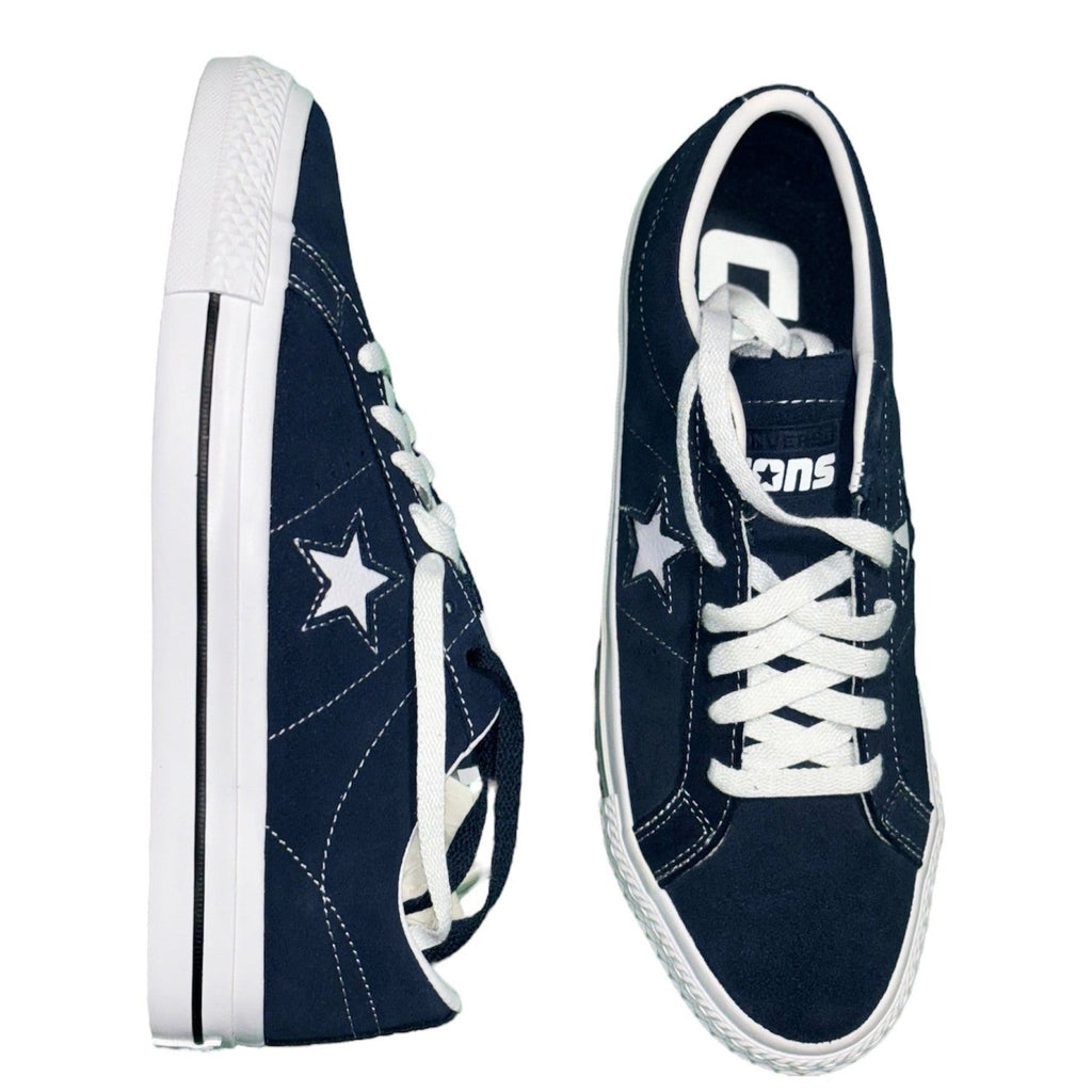 Converse One Star Pro Navy Low Top Trainers