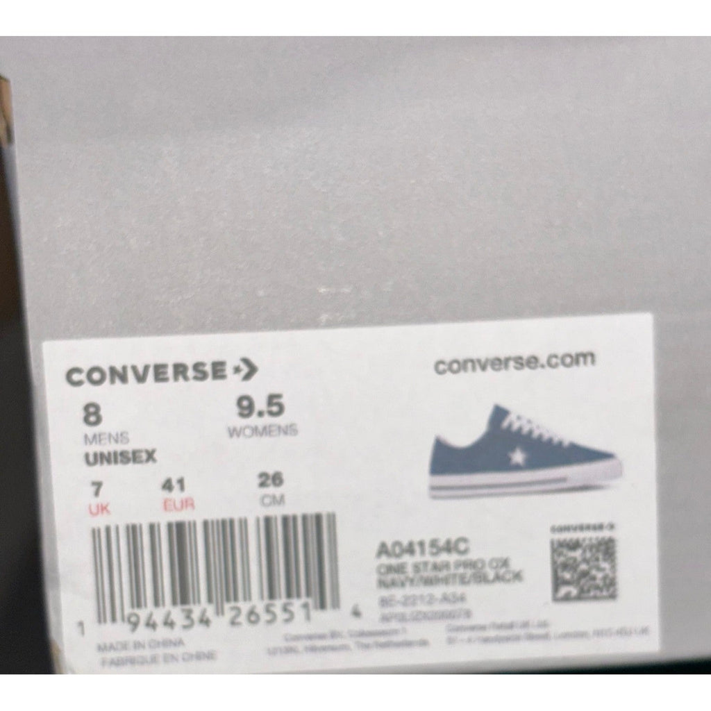 Converse One Star Pro Navy Low Top Trainers