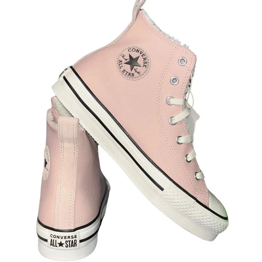 Converse Pink Lined Warm High Top Trainers