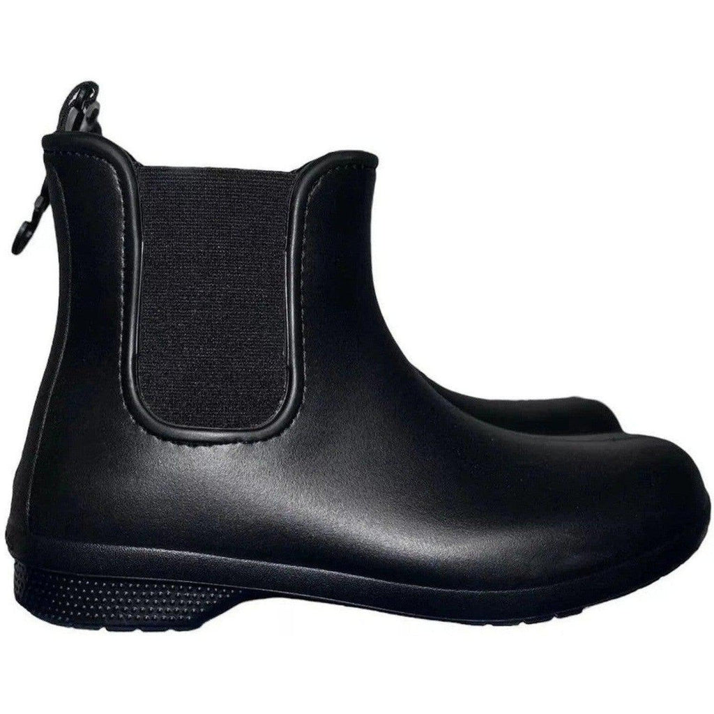 Crocs Waterproof Black Women's Chelsea Rain Boots