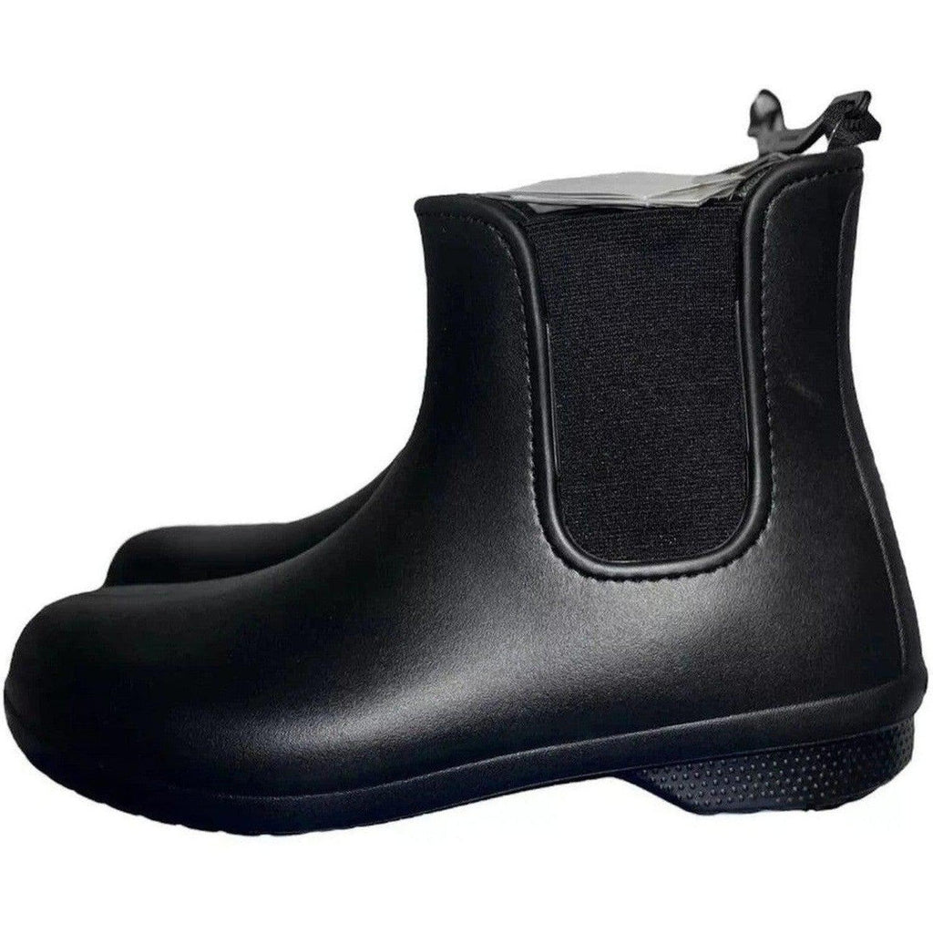 Crocs Waterproof Black Women's Chelsea Rain Boots