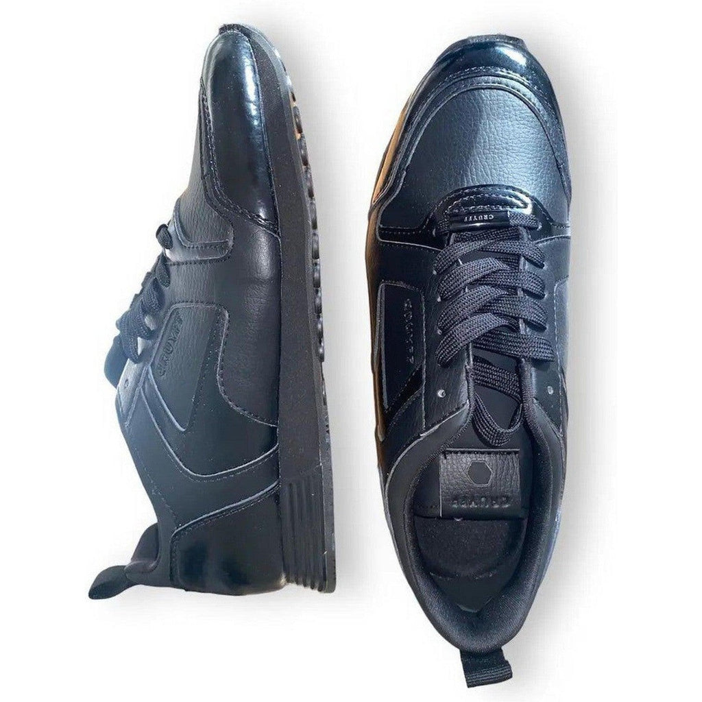 Cruyff Lusso Men's Black Leather Formal Trainers