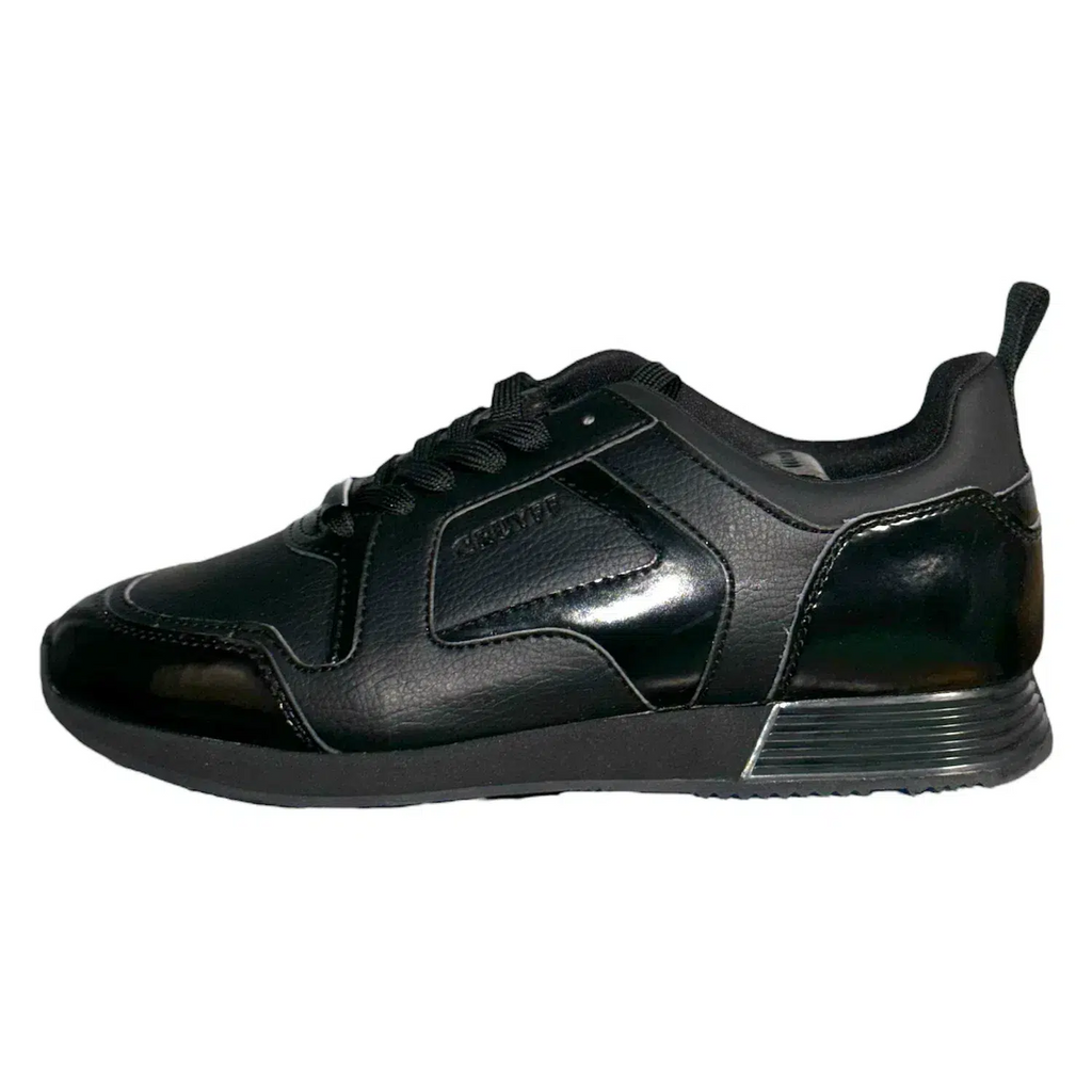 Cruyff Lusso Men's Black Leather Formal Trainers