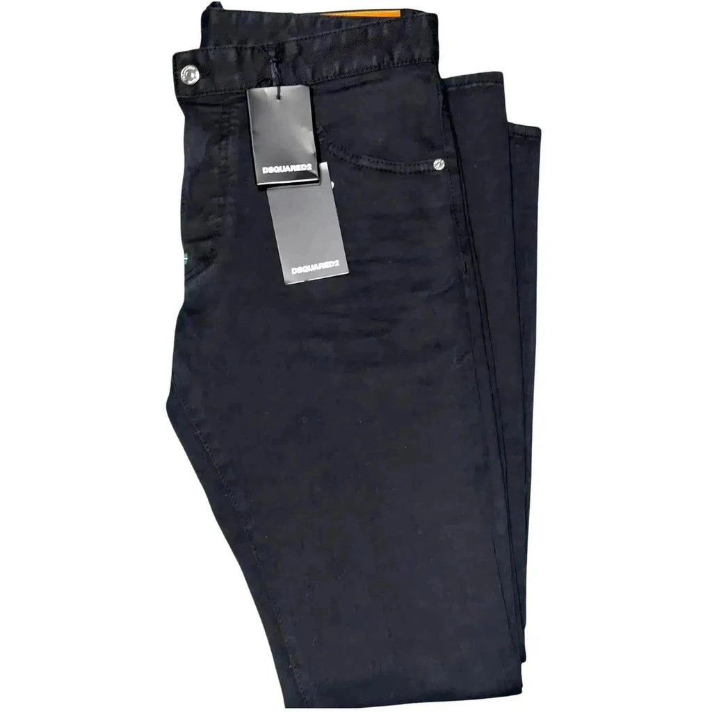 D-Squared2 Solid Black Cool Guy Jeans