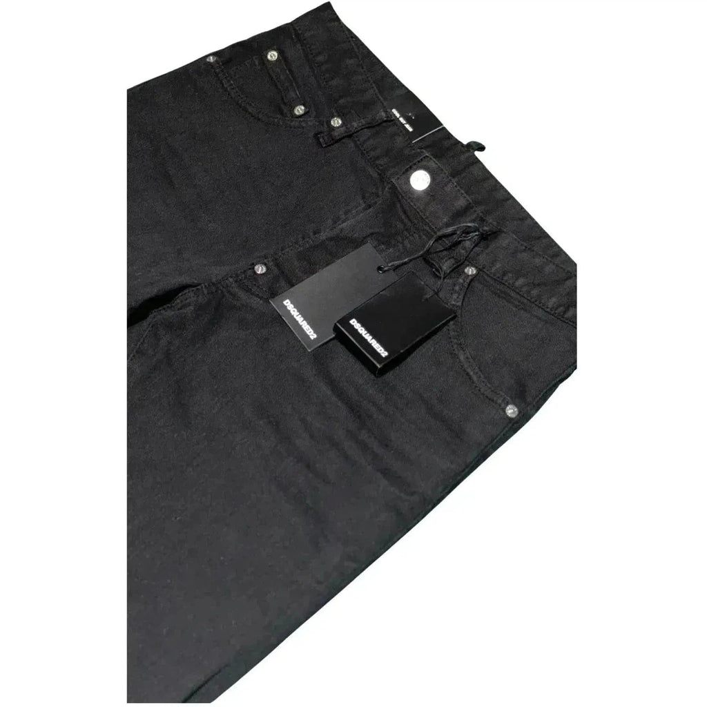 D-Squared2 Solid Black Cool Guy Jeans