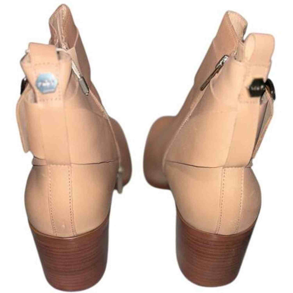 DKNY Blush Leather Ankle Boots
