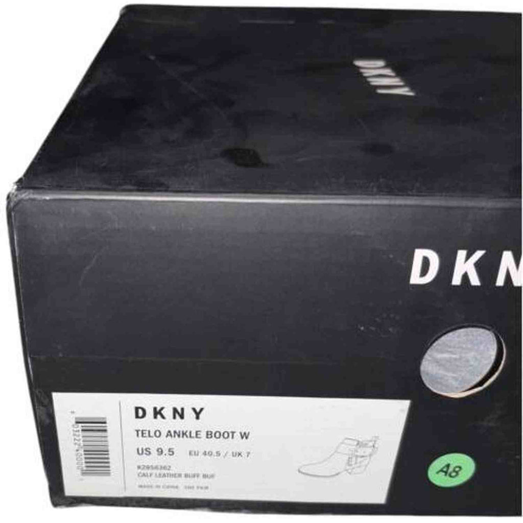 DKNY Blush Leather Ankle Boots