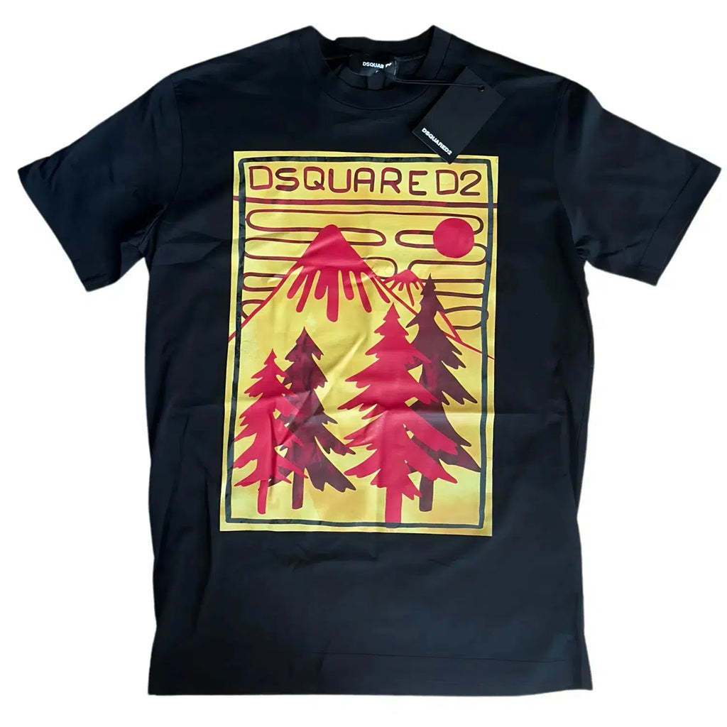 DSquared2 Black Mountain T-Shirt