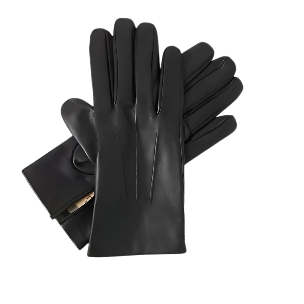 Dents Hand-stitched silk-lined leather gloves