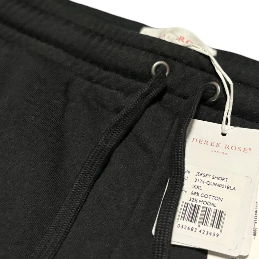 men's black sweat shorts quinn by derek rose