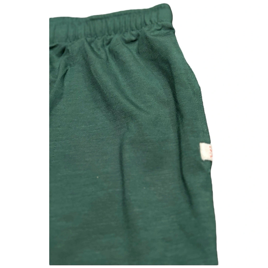 Derek Rose Men's Soft Shorts Cotton Drawstring Green