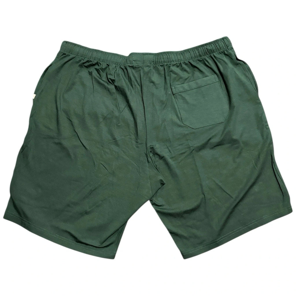 Derek Rose Men's Soft Shorts Cotton Drawstring Green