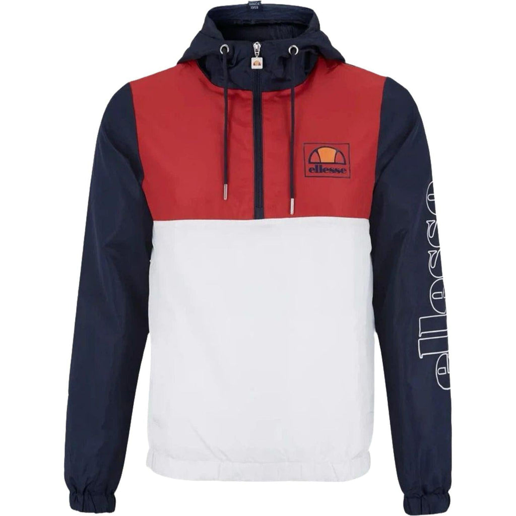 Ellesse Lightweight Men's Navy-Red 1/4 Zip Jacket