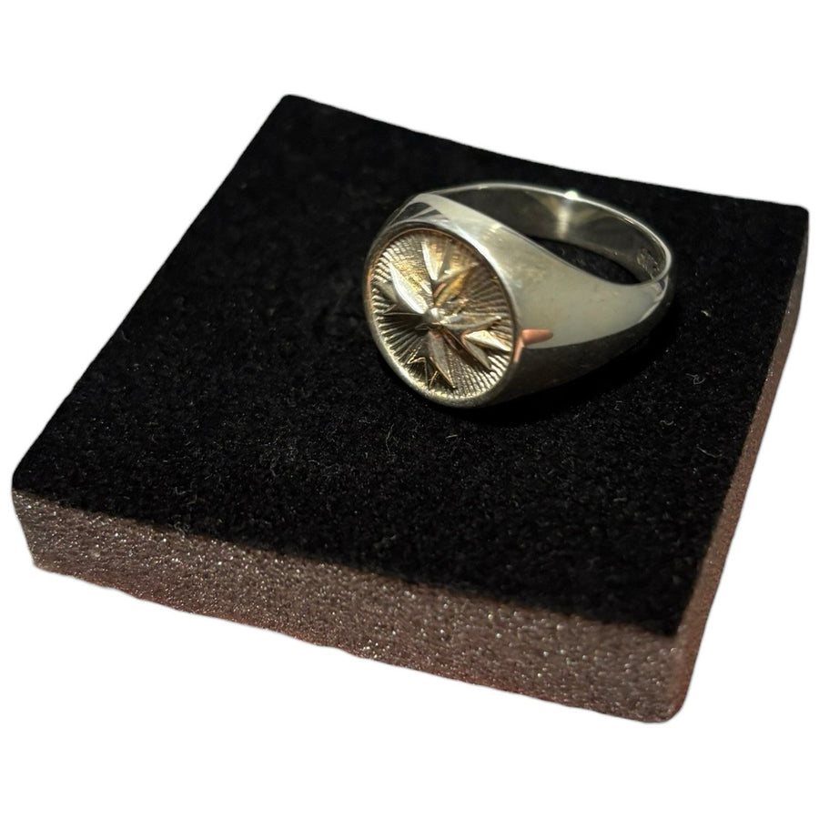 Emanuele Bicocchi Engraved 925 Silver Band Ring 3mm