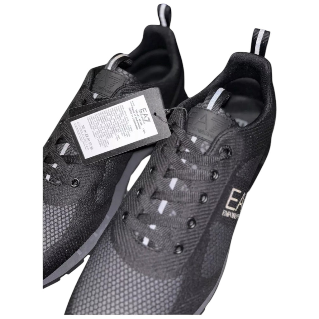 Emporio Armani EA7 B&W Laces 2.0 Shoes - Black Grey