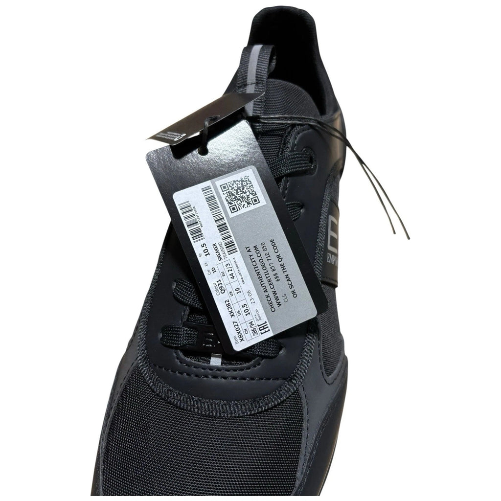 Emporio Armani EA7 Trainers Mens Black White Sneakers