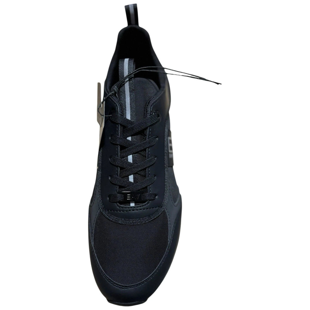 Emporio Armani EA7 Trainers Mens Black White Sneakers
