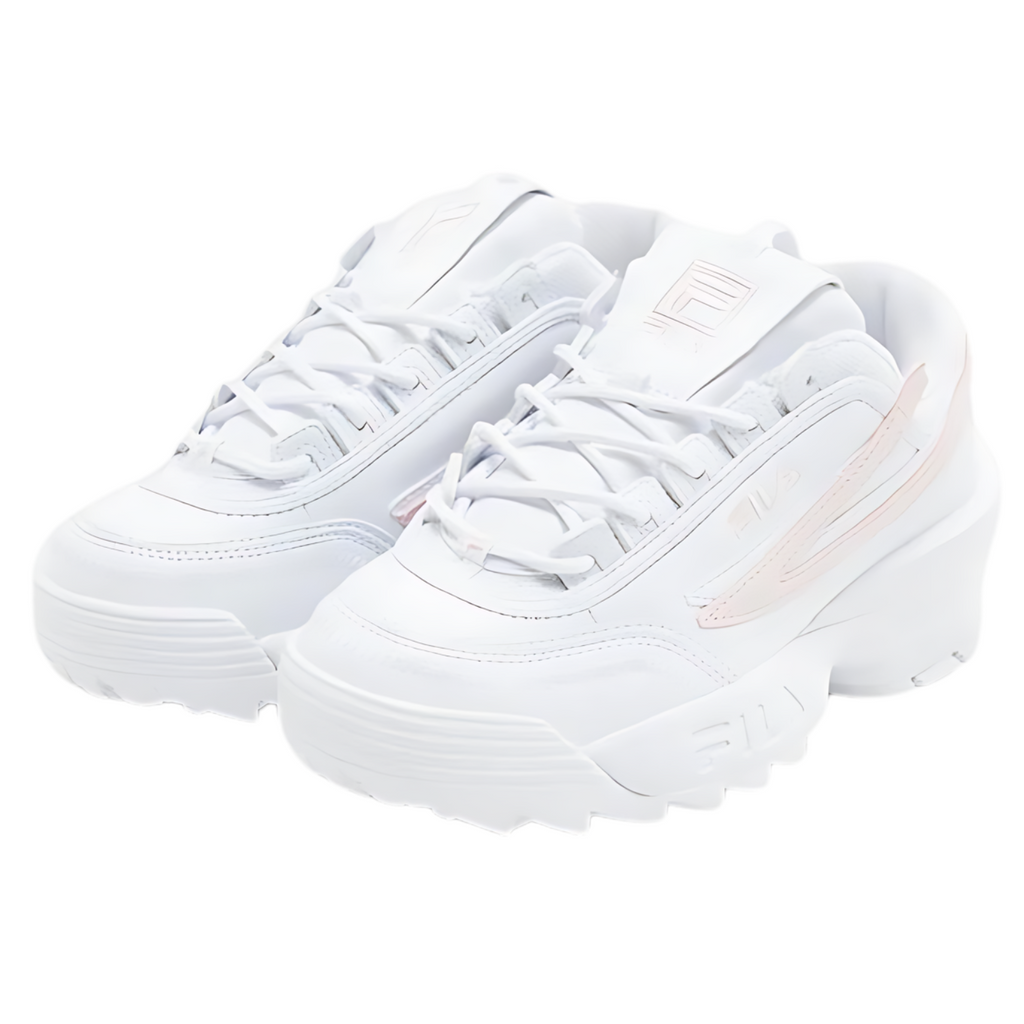 Fila Disruptor II EXP Junior White Pink Trainers