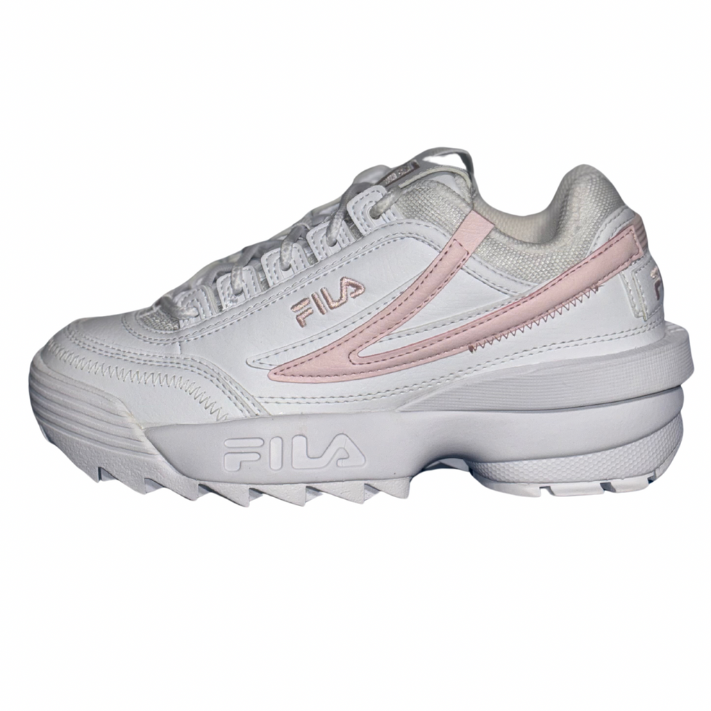 Fila Disruptor II EXP Junior White Pink Trainers