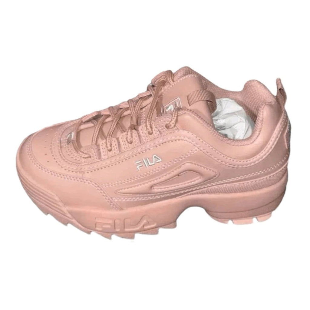 Fila Disruptor Pink Beige Junior Trainers