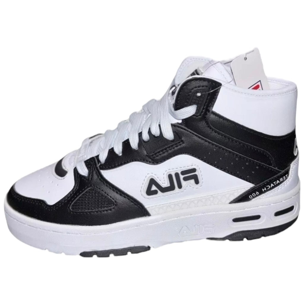 Fila Teratach 600 Mid White / Black Trainers - Junior Size UK 4.5