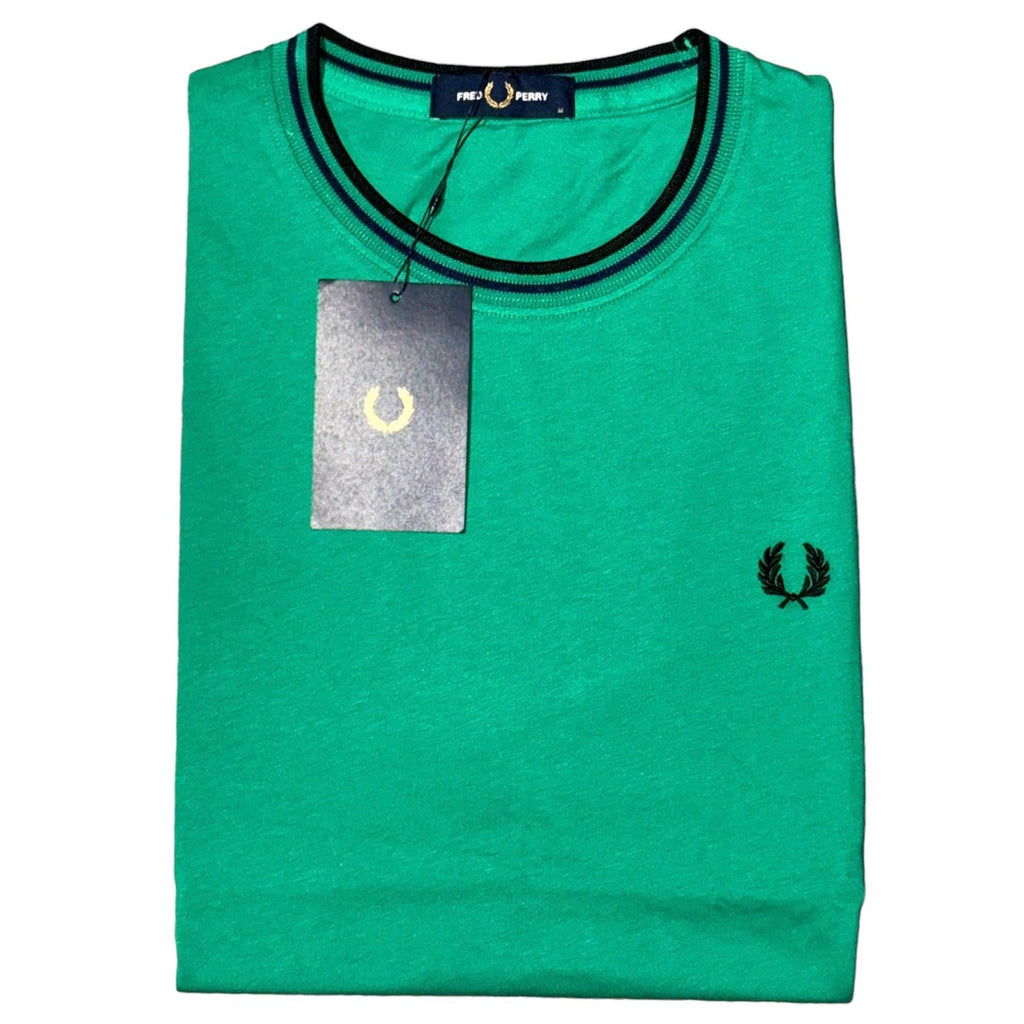 Fred Perry Twin Tipped Green Shirt