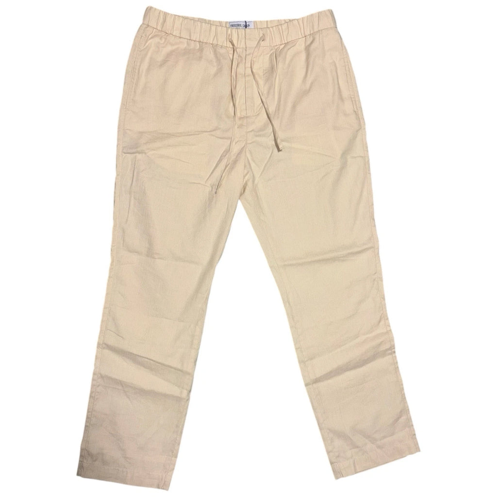 Men's Cream Lightweight Chino Trousers by Frescobol Carioca