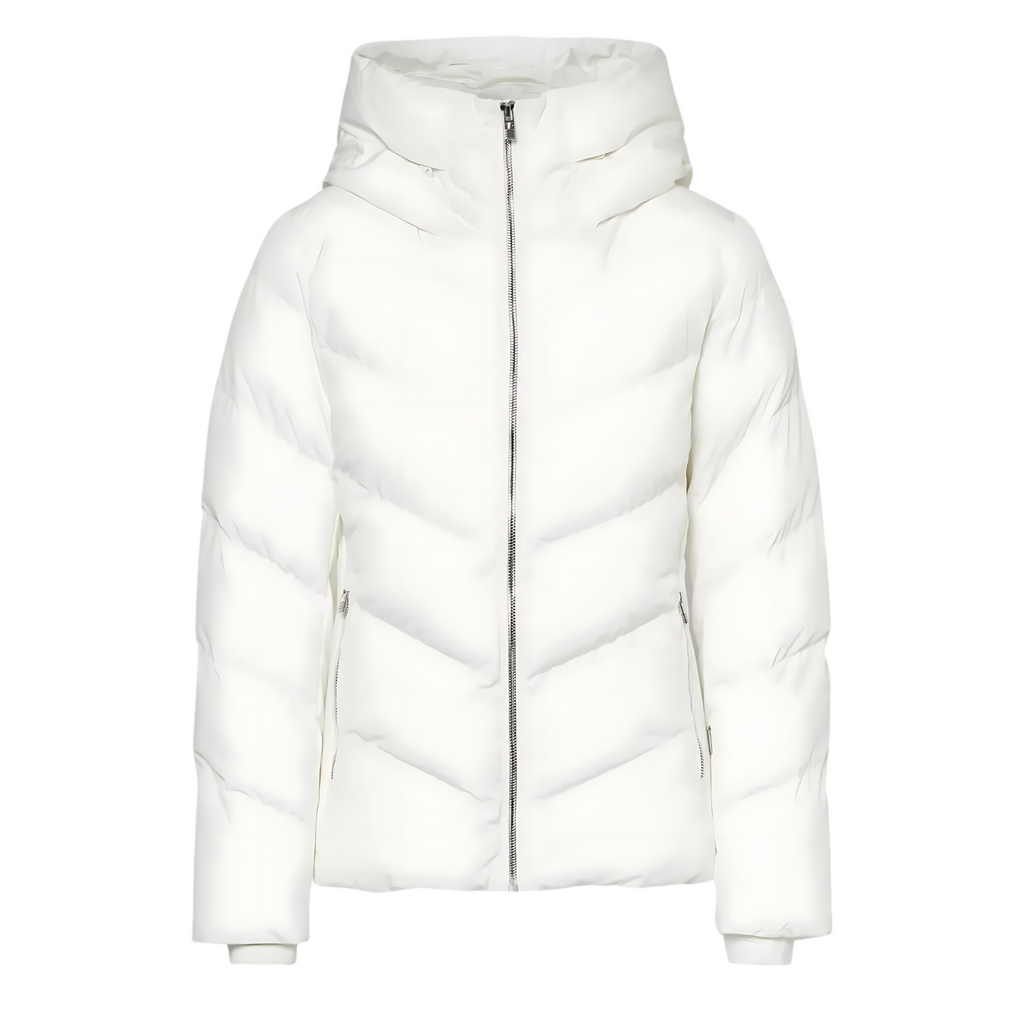 Fusalp White Delphine Women's Lined Shell Ski Jacket