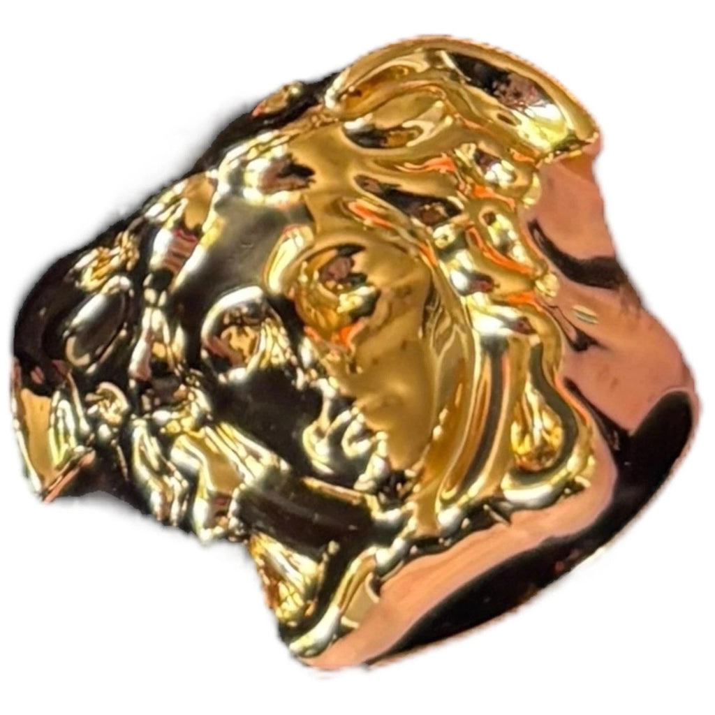 Versace La Medusa Gold Brass Ring