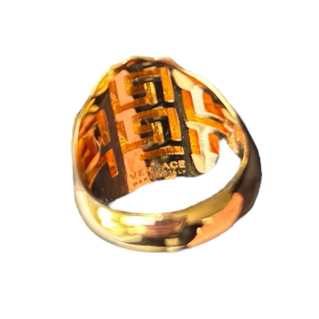 Versace La Medusa Gold Brass Ring