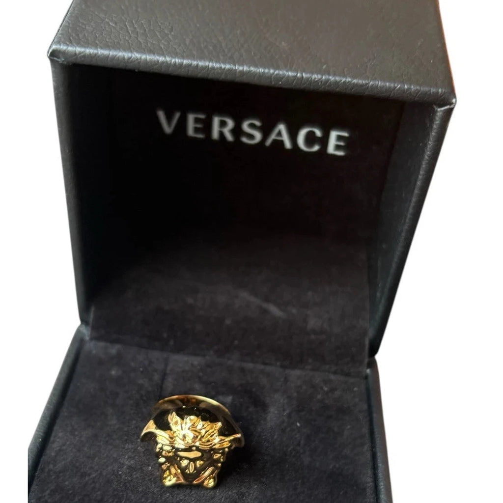 Versace La Medusa Gold Brass Ring