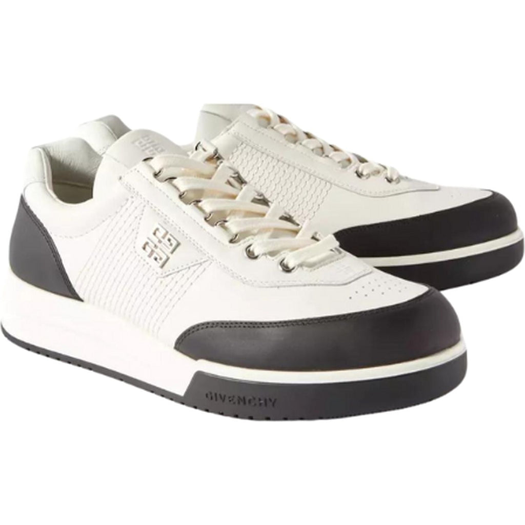 Givenchy G4 Men's Low-Top Leather Trainers Black White