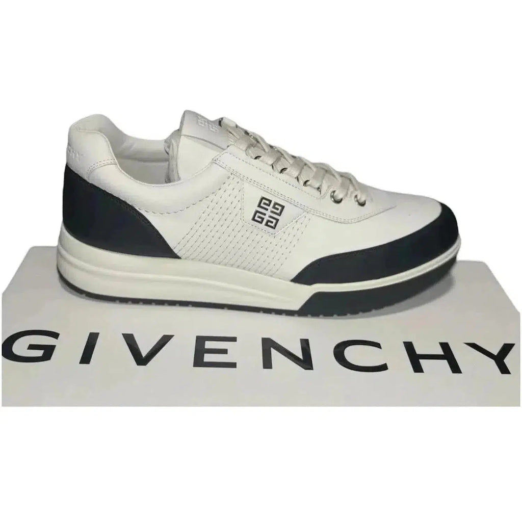 Givenchy G4 Men's Low-Top Leather Trainers Black White