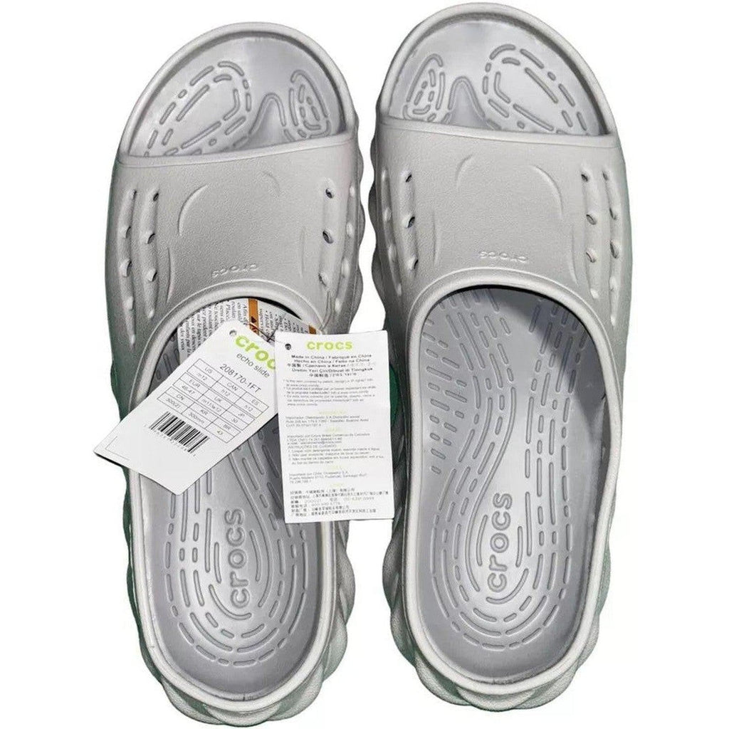 Grey Crocs Echo Men's Slides