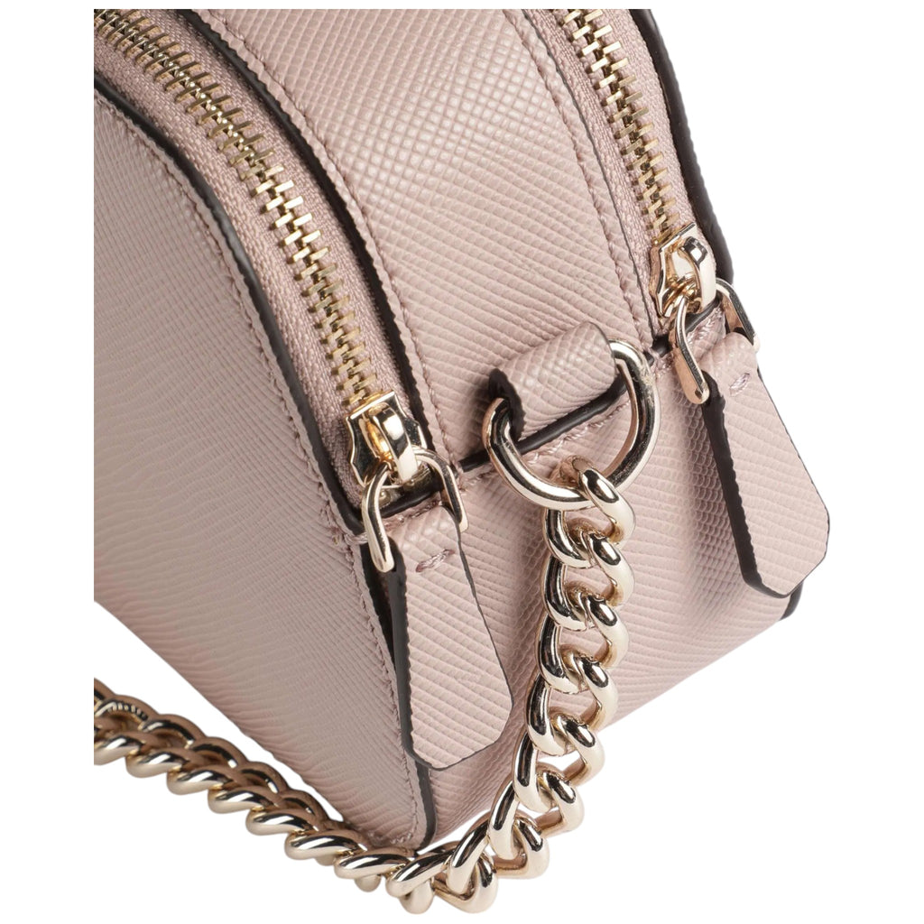 Guess Noelle Rose Pink Crossbody Camera Bag with Gold Chain