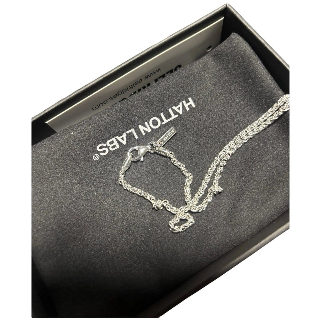 Hatton Labs Classic Rope Sterling Silver Necklace