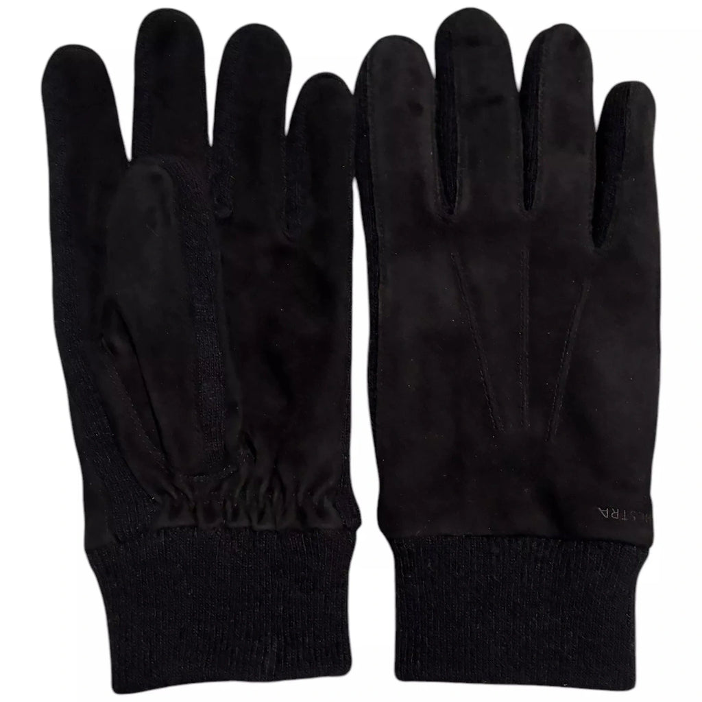 Hestra Men’s Black Sheep Leather Suede Gloves