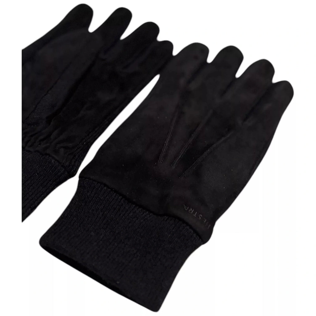 Hestra Men’s Black Sheep Leather Suede Gloves