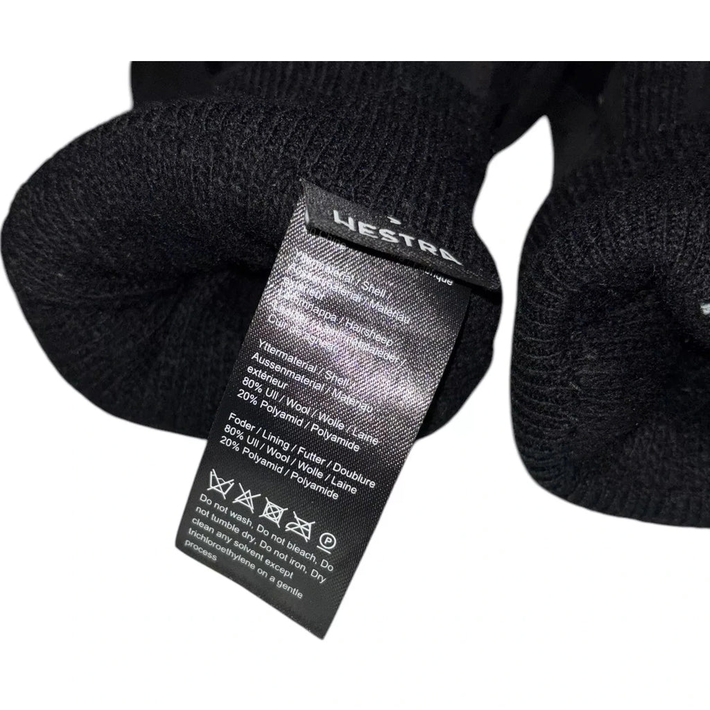 Hestra Men’s Black Sheep Leather Suede Gloves