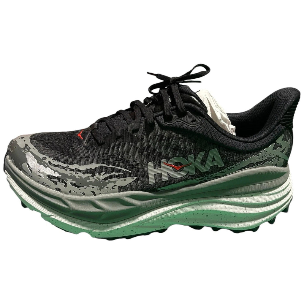 Men Hoka Stinson 7 Trail Running Shoes Grey