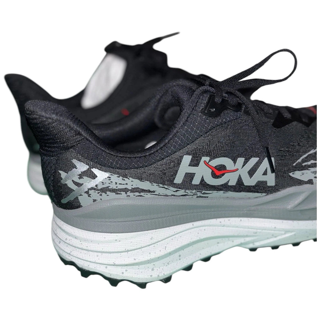 Men Hoka Stinson 7 Trail Running Shoes Grey