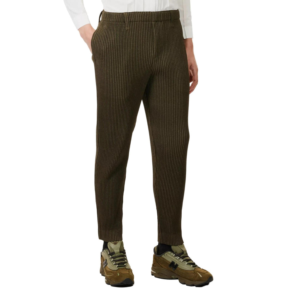 Homme Plisse Issey Miyakye Tapered Knitted Trousers