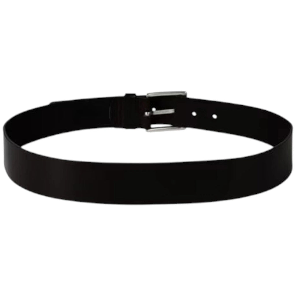 Hugo Boss Men Belt Rummi Dark Brown Cow Leather Buckle