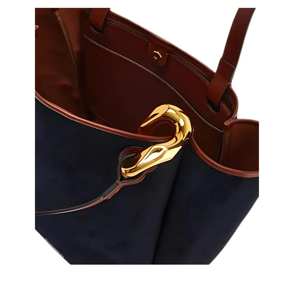 JW Anderson Navy 'Corner' Tote Handbag