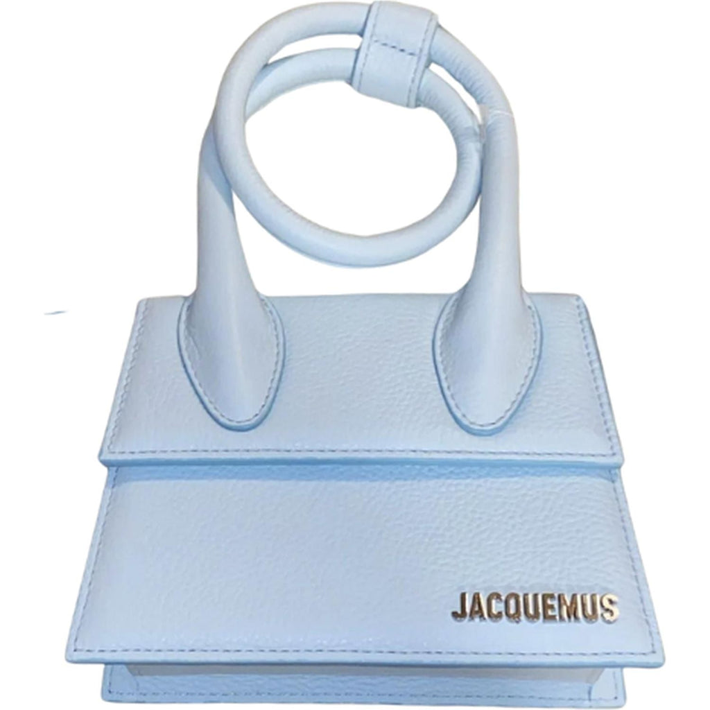 Jacquemus Le Chiquito Noeud Baby Blue Handbag