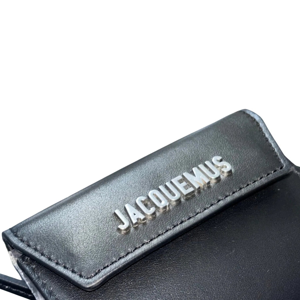 Jacquemus 'Le Porte' Black Leather Wallet