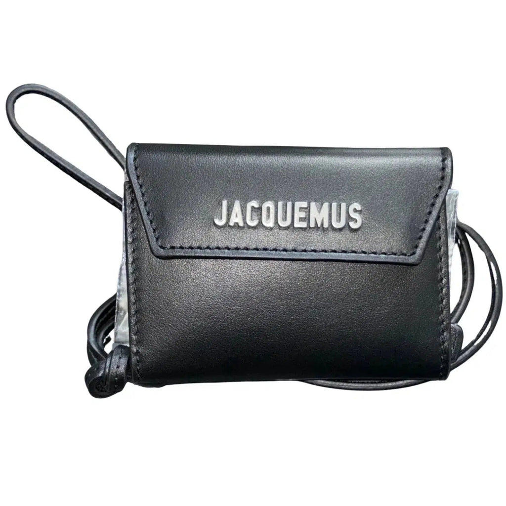 Jacquemus 'Le Porte' Black Leather Wallet