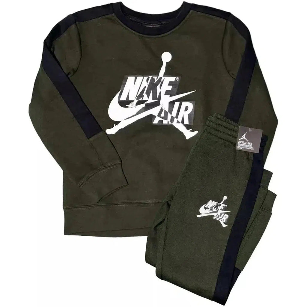 Jordan Jumpman Kids Khaki Tracksuit